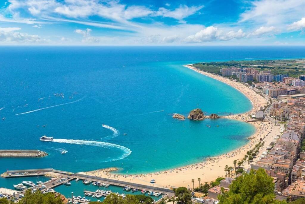 Alegre Apto Con Piscina, A 300M De La Playa. Blanes Eksteriør bilde