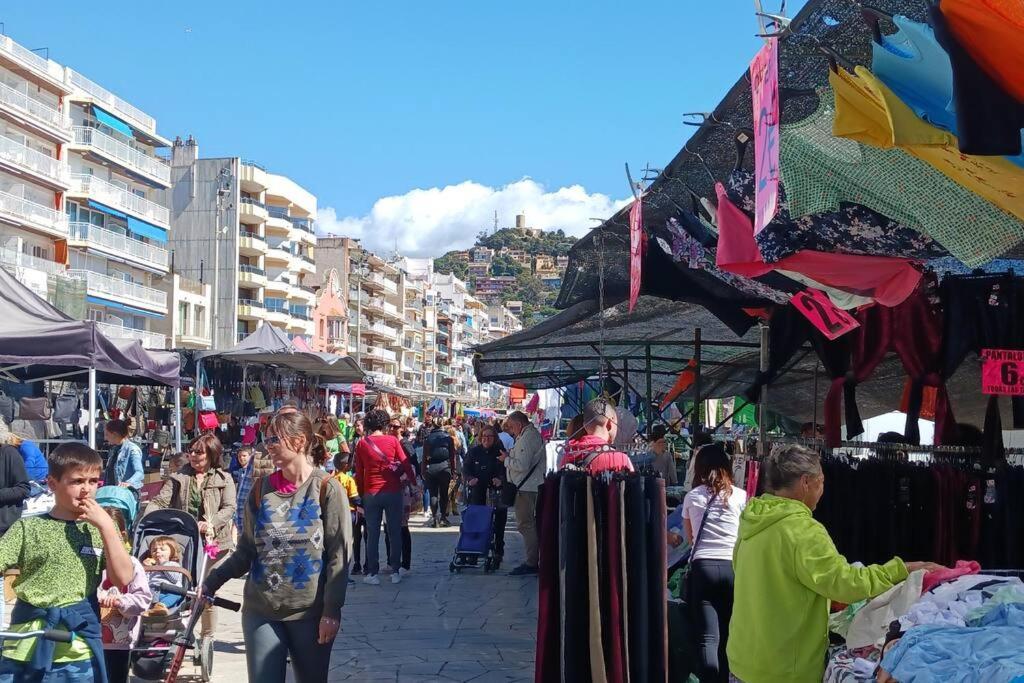 Alegre Apto Con Piscina, A 300M De La Playa. Blanes Eksteriør bilde